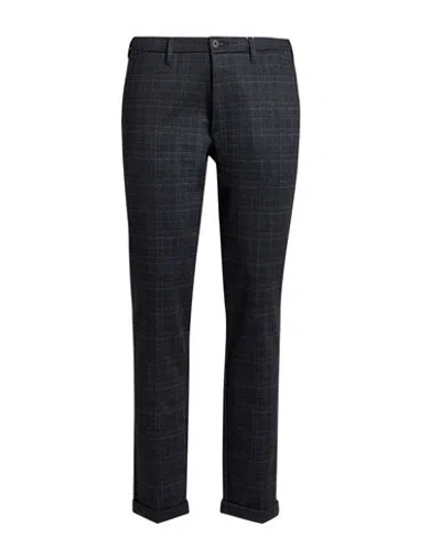 40weft Man Pants Charcoal Size 32 Polyester, Viscose, Elastane In Grey