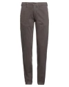 40weft Man Pants Dark Brown Size 30 Cotton, Elastane