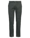 40weft Man Pants Green Size 30 Cotton, Elastane