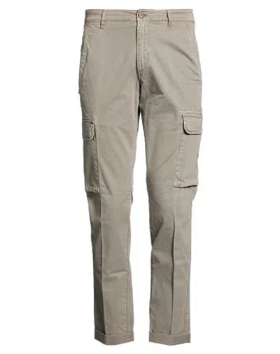 40weft Man Pants Grey Size 30 Cotton, Elastane