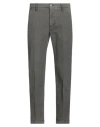 40weft Man Pants Grey Size 30 Cotton, Elastane In Gray