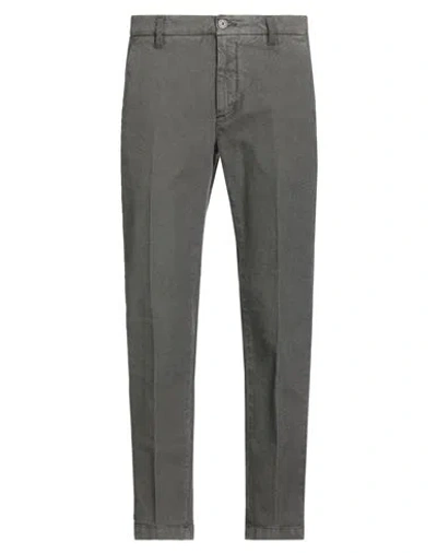 40weft Man Pants Grey Size 30 Cotton, Elastane In Gray