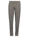 40weft Man Pants Grey Size 36 Cotton, Elastane