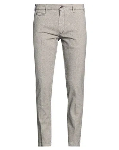 40weft Man Pants Grey Size 40 Modal, Cotton, Elastane In Gray