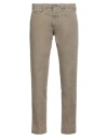40weft Man Pants Khaki Size 30 Cotton, Elastane In Beige