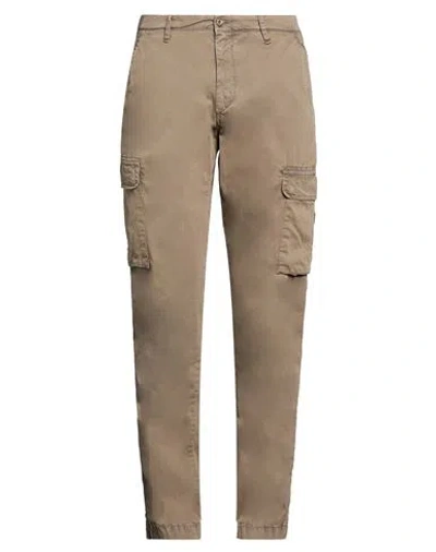 40weft Man Pants Khaki Size 34 Cotton In Brown