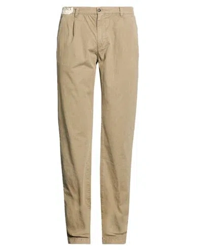40weft Man Pants Khaki Size 34 Cotton In Brown