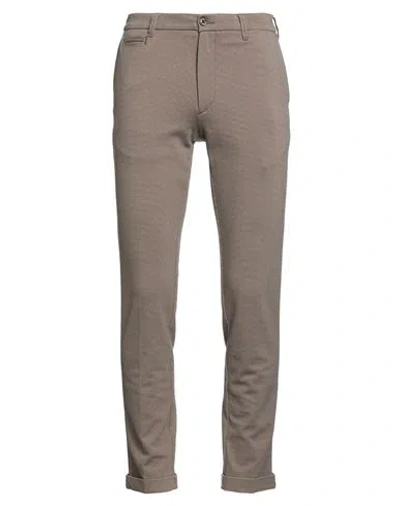 40weft Man Pants Khaki Size 34 Viscose, Polyamide, Elastane