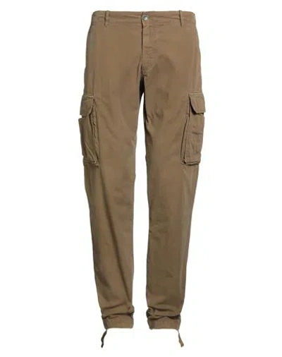 40weft Man Pants Khaki Size 36 Cotton In Brown
