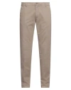 40weft Man Pants Military Green Size 28 Cotton, Elastane In Beige