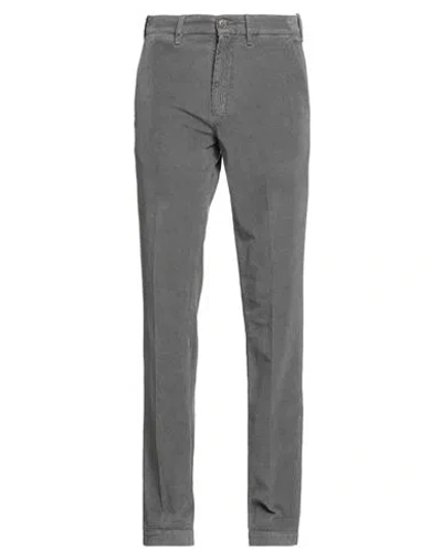 40weft Man Pants Lead Size 28 Cotton, Modal, Elastane In Gray