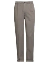 40weft Man Pants Lead Size 30 Organic Cotton, Cotton, Elastane In Gray