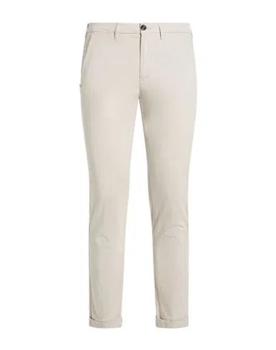 40weft Man Pants Light Grey Size 28 Cotton, Elastane