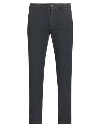 40weft Man Pants Midnight Blue Size 28 Cotton, Elastane