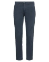 40weft Man Pants Midnight Blue Size 30 Cotton, Elastane
