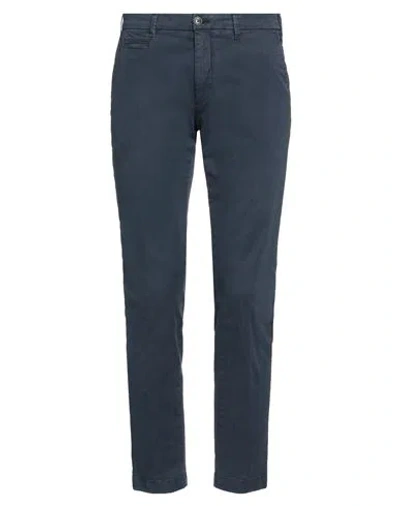 40weft Man Pants Midnight Blue Size 30 Cotton, Elastane
