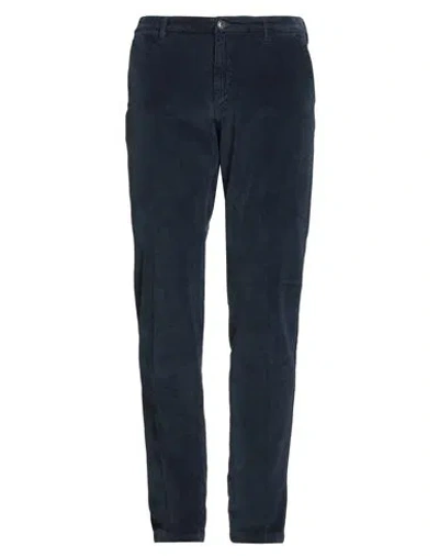 40weft Man Pants Midnight Blue Size 34 Cotton, Modal, Elastane