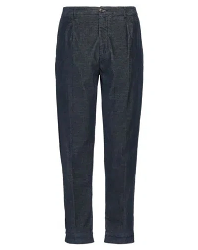 40weft Man Pants Midnight Blue Size 34 Cotton, Polyester, Elastane