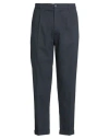 40weft Man Pants Midnight Blue Size 34 Cotton, Polyester, Viscose, Elastane In Blue