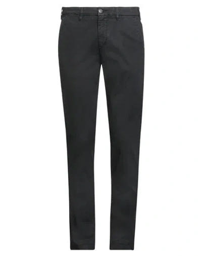 40weft Man Pants Midnight Blue Size 38 Cotton, Elastane