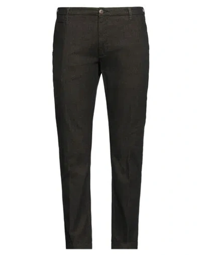 40weft Man Pants Midnight Blue Size 38 Cotton, Polyester, Viscose, Elastane