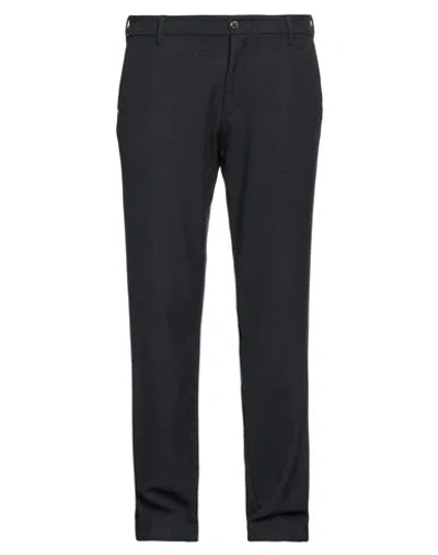 40weft Man Pants Midnight Blue Size 38 Polyester, Viscose, Elastane