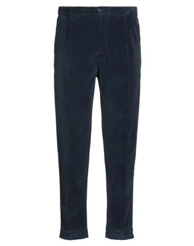 40weft Man Pants Midnight Blue Size 40 Cotton, Modal, Elastane
