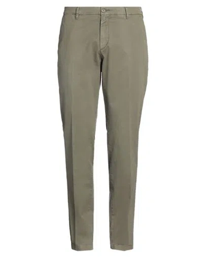 40WEFT 40WEFT MAN PANTS MILITARY GREEN SIZE 30 COTTON, ELASTANE