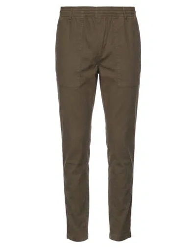 40weft Man Pants Military Green Size 30 Cotton, Elastane