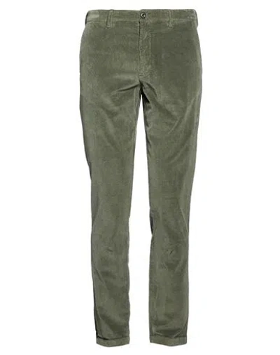 40weft Man Pants Military Green Size 34 Cotton, Lyocell, Elastane