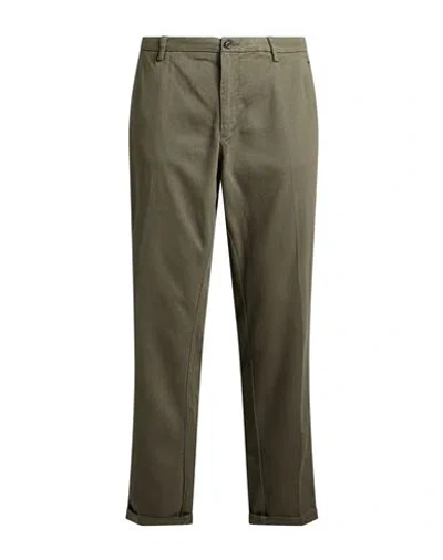 40weft Man Pants Military Green Size 38 Tencel, Cotton, Elastane