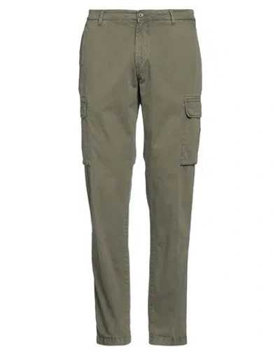 40weft Man Pants Military Green Size 40 Cotton