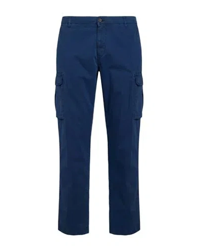 40weft Man Pants Navy Size 30 Cotton In Animal Print