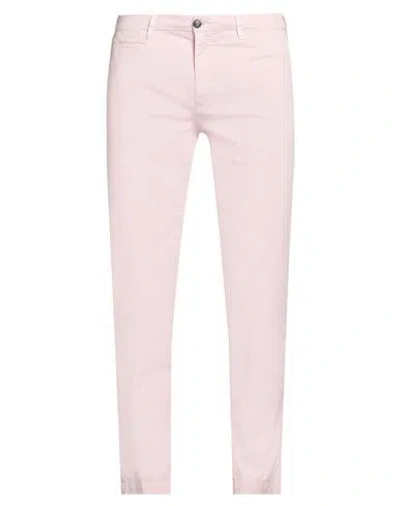 40weft Man Pants Pink Size 32 Cotton, Elastane