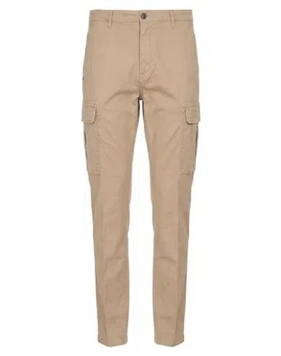 40weft Man Pants Sand Size 36 Cotton, Elastane In Brown