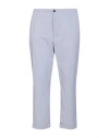 40weft Man Pants Sky Blue Size 34 Cotton, Polyester, Elastane In Blue
