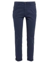 40weft Man Pants Slate Blue Size 30 Cotton, Elastane
