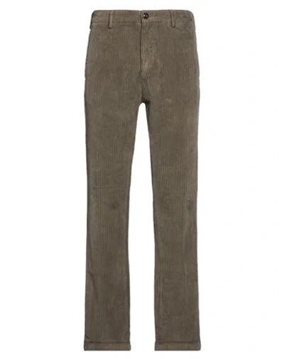 40weft Man Pants Taupe Size 30 Cotton, Elastane In Gray