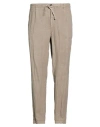 40weft Man Pants Taupe Size 40 Linen In Brown