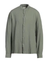 40weft Man Shirt Military Green Size 3xl Linen