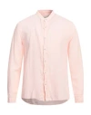 40weft Man Shirt Pink Size M Linen