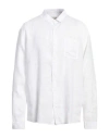40weft Man Shirt White Size Xxl Linen In White