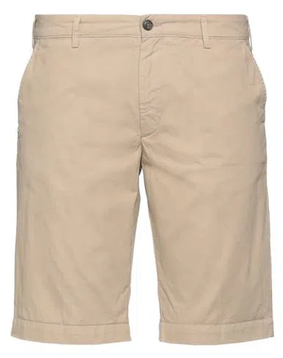 40weft Man Shorts & Bermuda Shorts Beige Size 40 Cotton