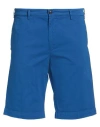 40weft Man Shorts & Bermuda Shorts Blue Size 38 Cotton