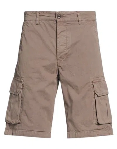 40weft Man Shorts & Bermuda Shorts Khaki Size 28 Cotton In Brown