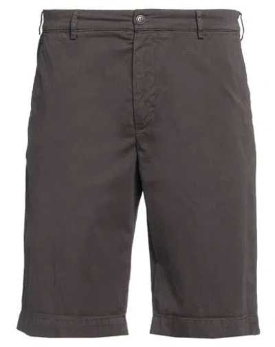 40weft Man Shorts & Bermuda Shorts Lead Size 40 Cotton In Grey