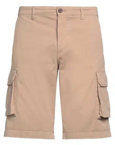40weft Man Shorts & Bermuda Shorts Light Brown Size 28 Cotton In Beige