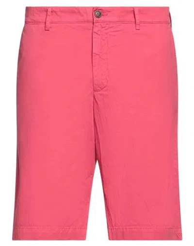 40weft Man Shorts & Bermuda Shorts Magenta Size 30 Cotton
