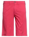 40weft Man Shorts & Bermuda Shorts Magenta Size 28 Cotton