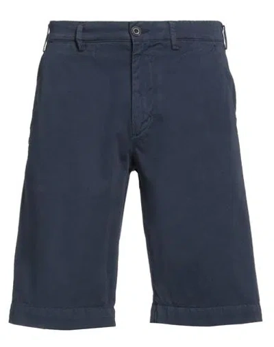 40WEFT 40WEFT MAN SHORTS & BERMUDA SHORTS MIDNIGHT BLUE SIZE 28 COTTON